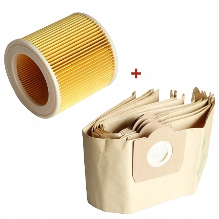 filtr + worki 5x do KARCHER WD 3.200 MV3 SE 4001