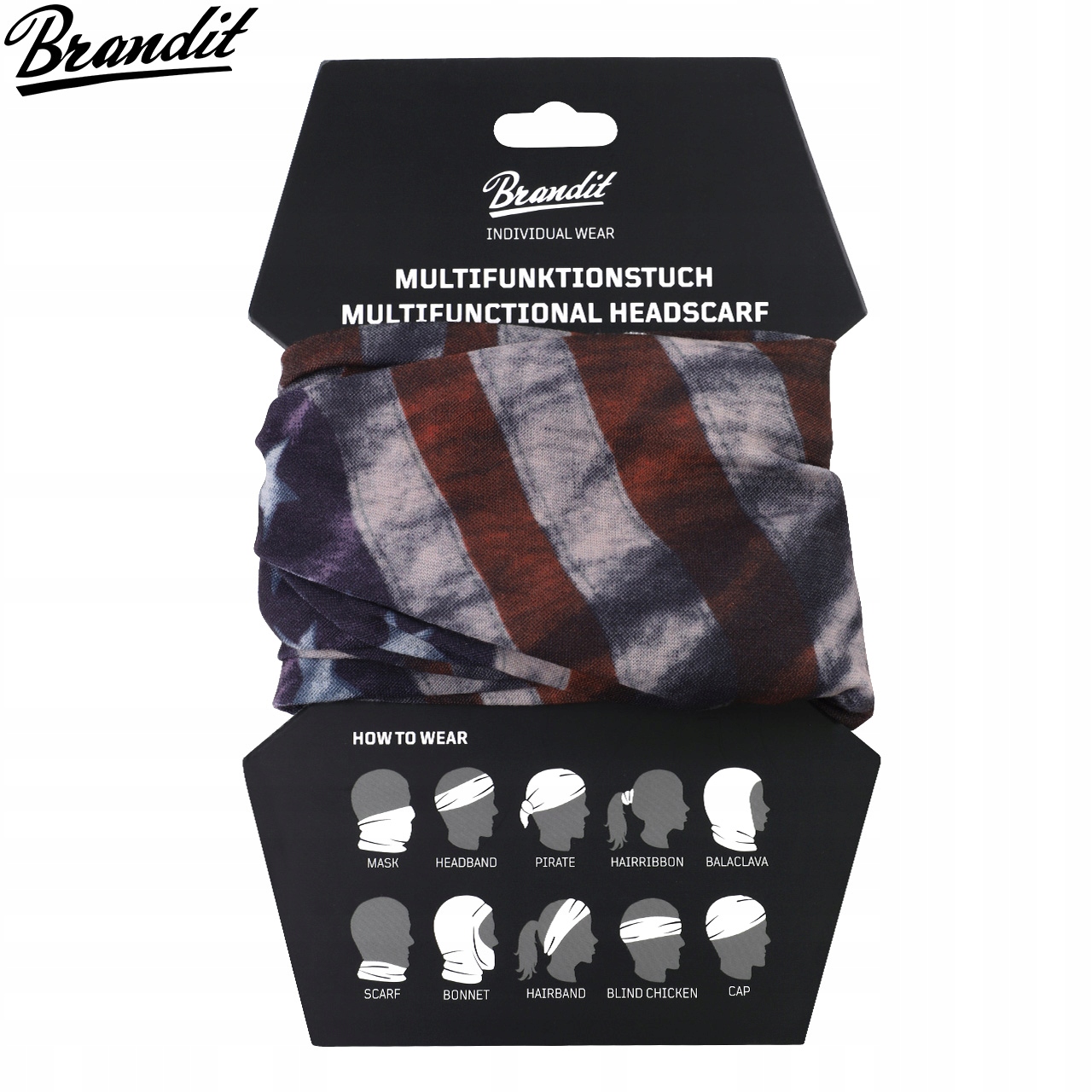 BRANDIT CHUSTA BANDANA RĘKAW KOMIN FLAGA USA Marka Brandit