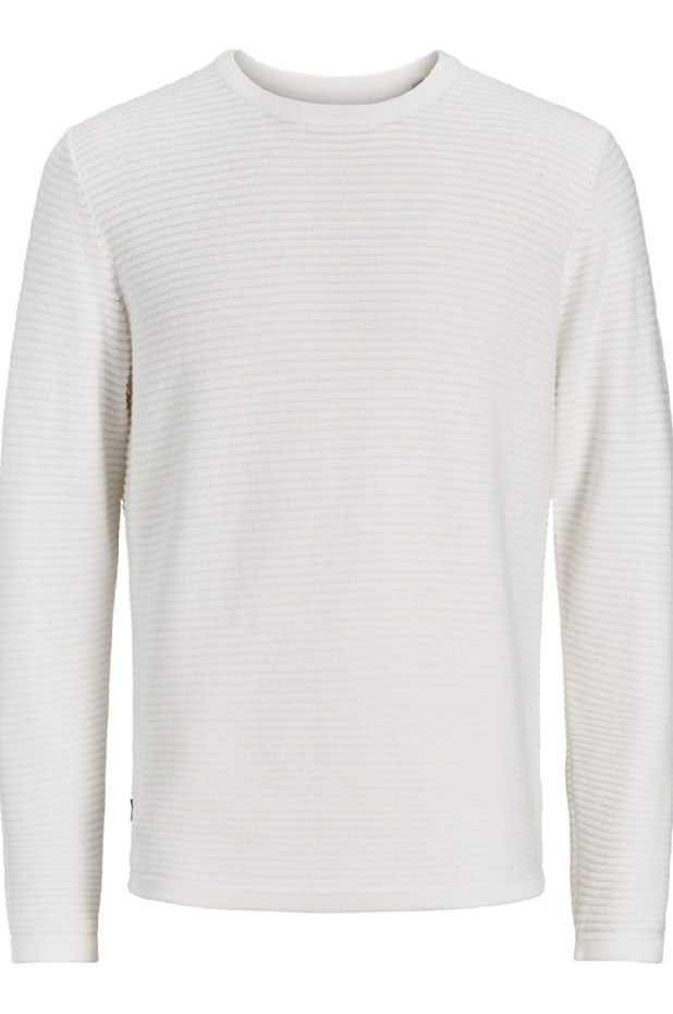 JACK&JONES SWETER WIND Z FAKTURĄ PASKI XL RBA Nazwa koloru producenta CLOUD DANCER