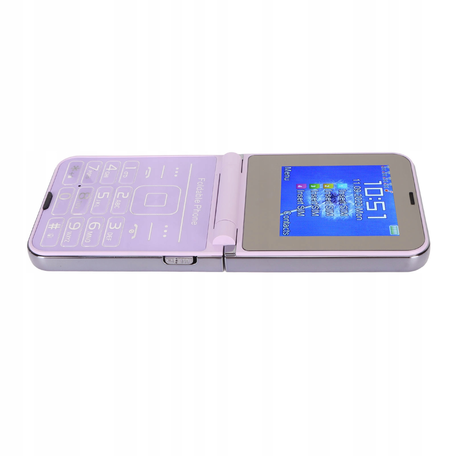 Flip 2G Telefon 2,6 cala Senior Cell Chone 2 Screen 1.3MP 4 karty SIM YA