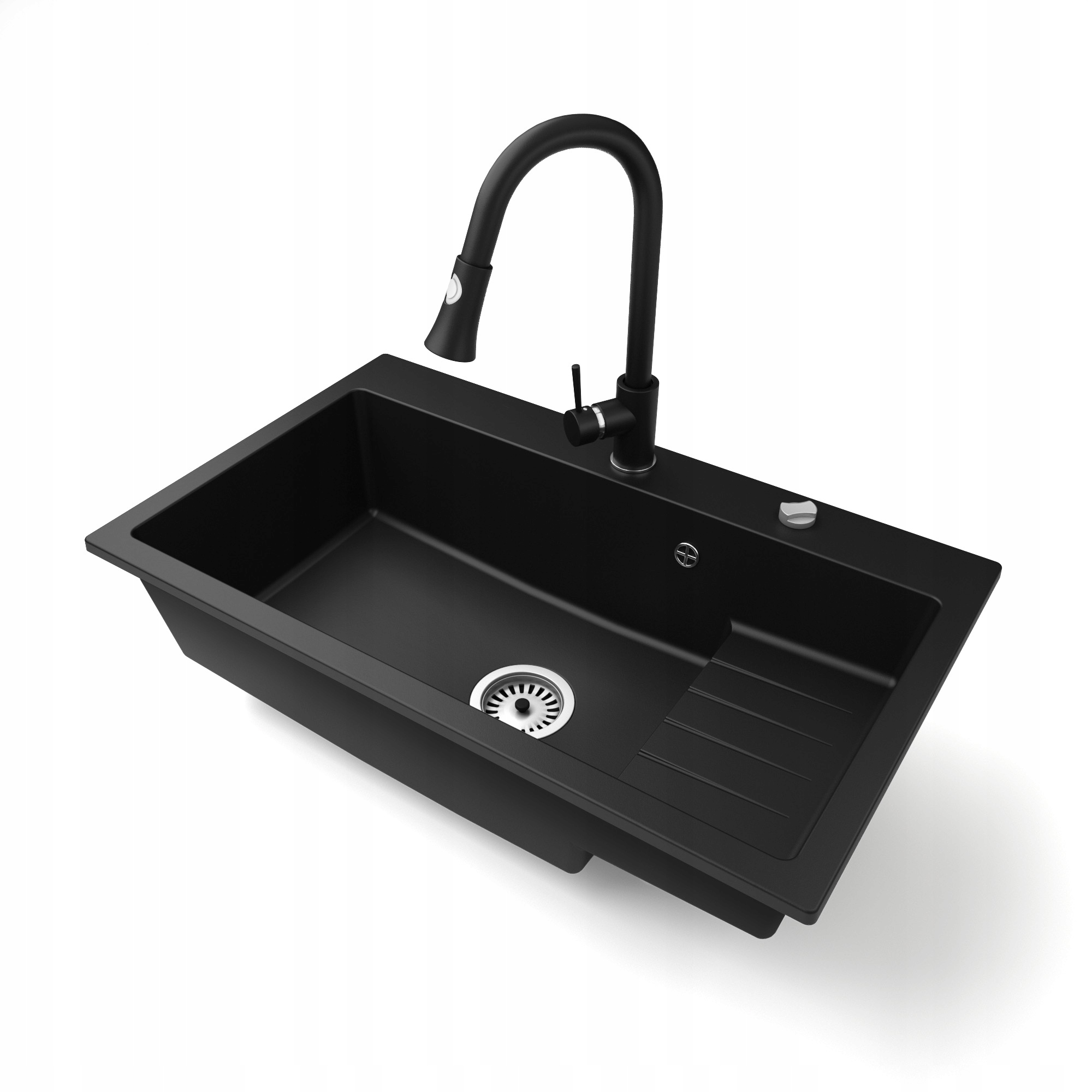 

Zlewozmywak granitowy Jednokomorowy ociekacz Duży