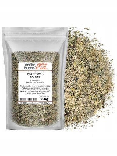 Levně 5 x Koření Na Ryby 200 g Aromatická směs bylin přírodní kvality Kol-Pol