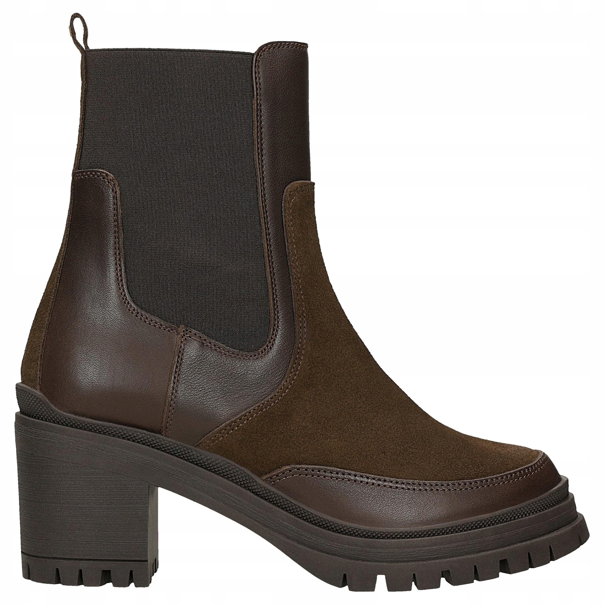 Hnědé dámské lodičky na podpatku vel. 36