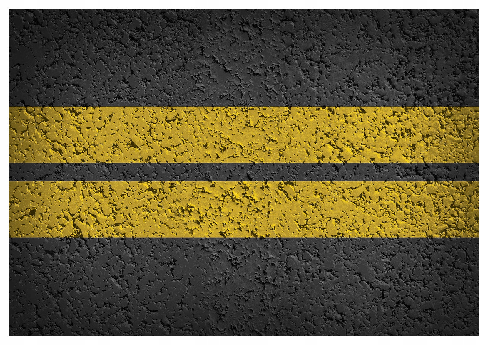 Vliesová fototapeta Asfalt s žltými čiarami kontrast 350x250 lepidlo