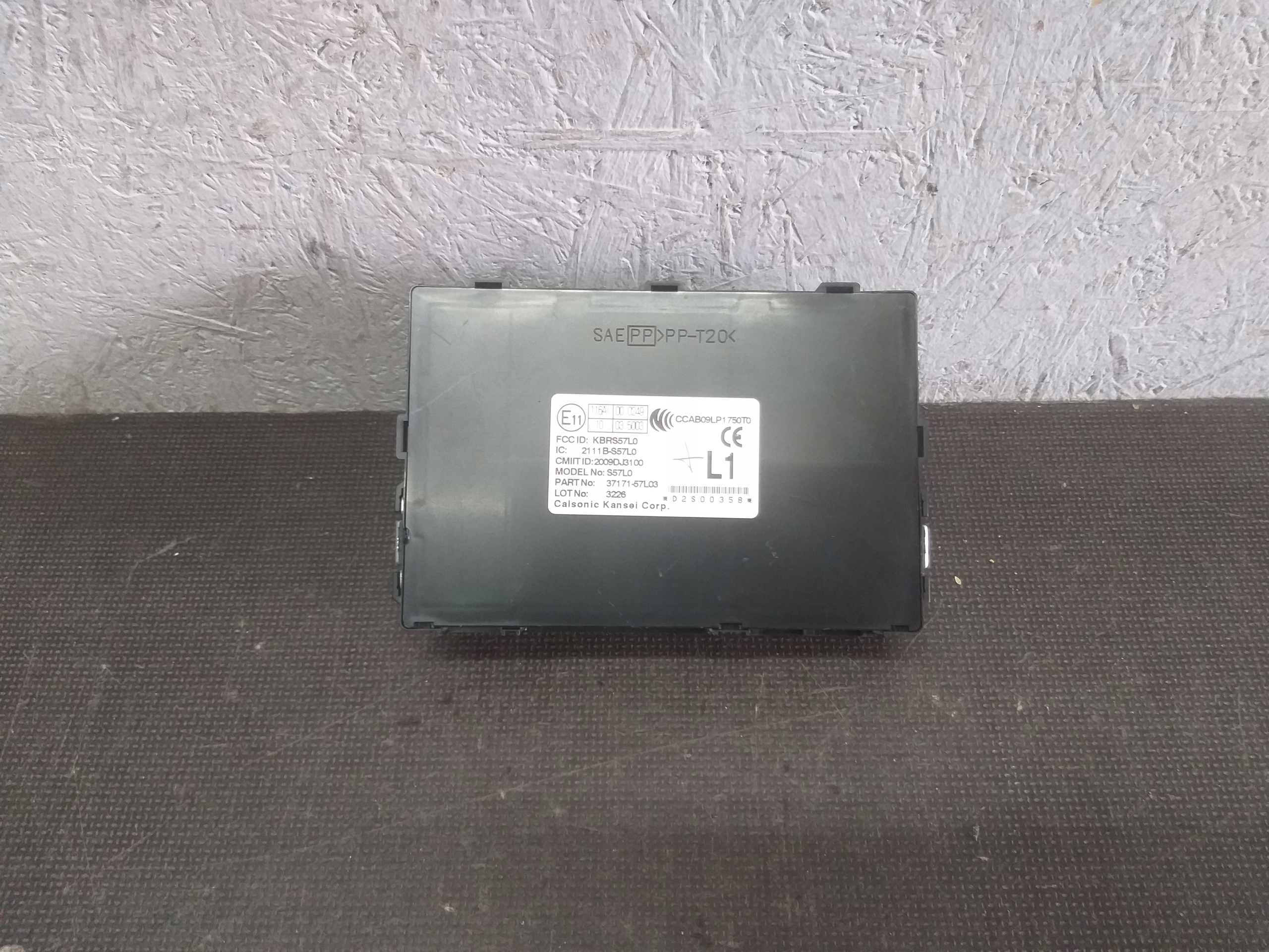 centralina modulo della serratura centrale SUZUKI KBRS57L0