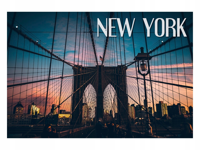 

Nowy Jork Most Brooklyn Magnes na lodówkę