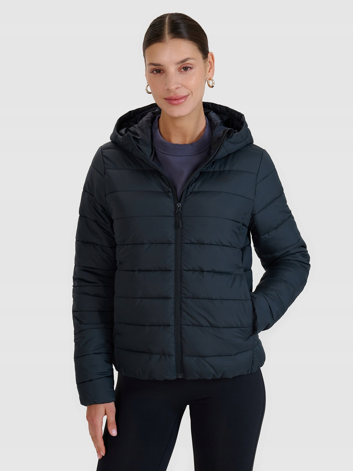 4F Dámská přechodová bunda Černá M