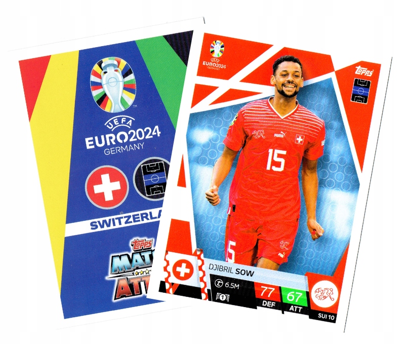Topps Match Attax Euro 2024 Team Mate Base Switzerland SUI10 Sow