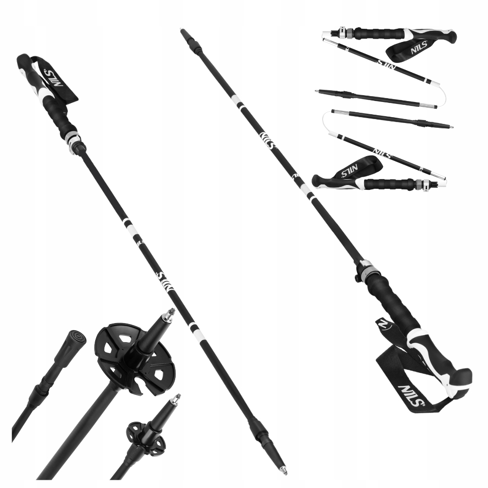 Trekkingové hole Nordic Walking Skládací hole pro chůzi po horách Nils