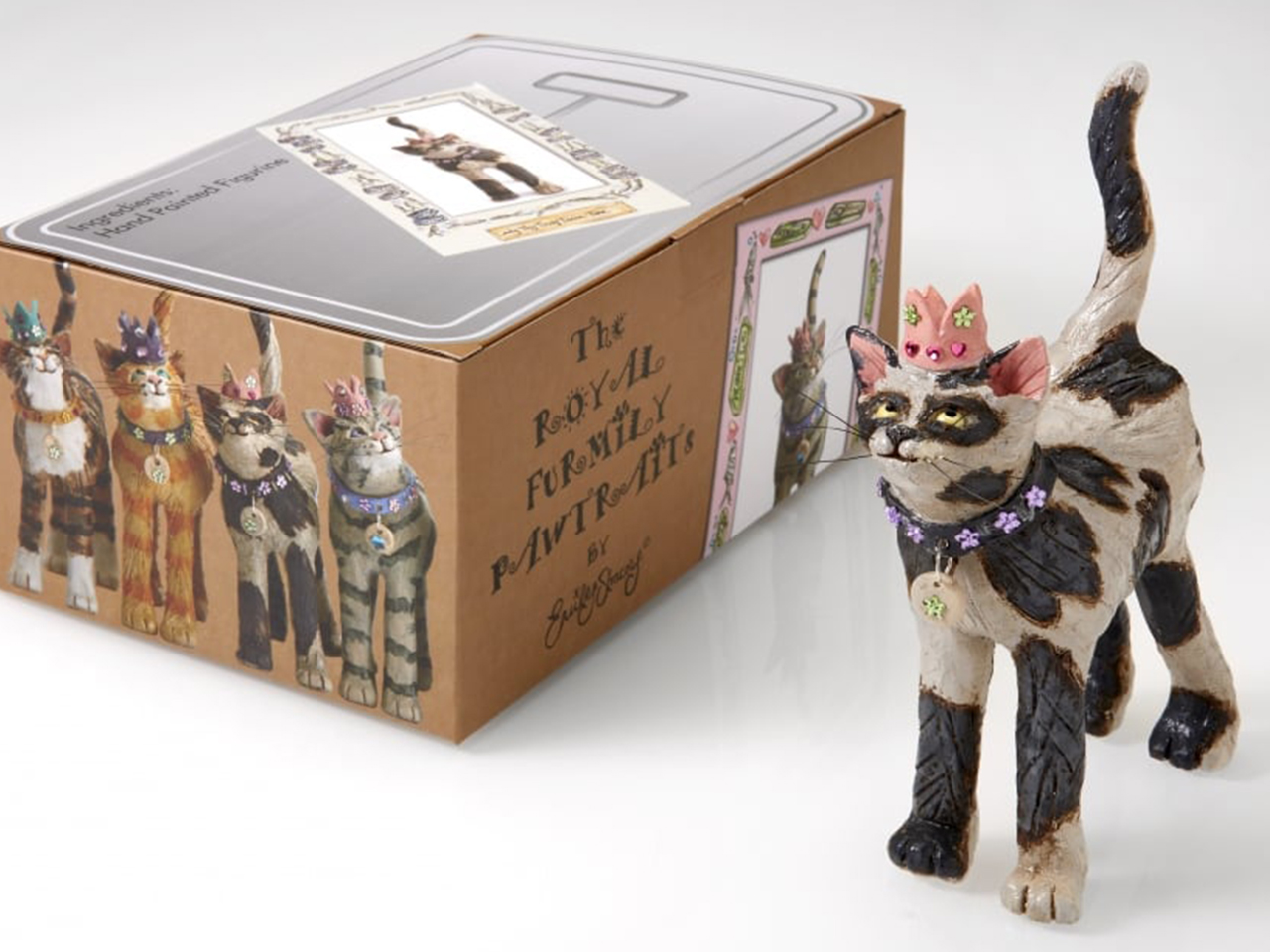 Figurka Mačka Lord Downtown Ozdobná Socha Mačičiek Dekorácia Do Obývacej Izby