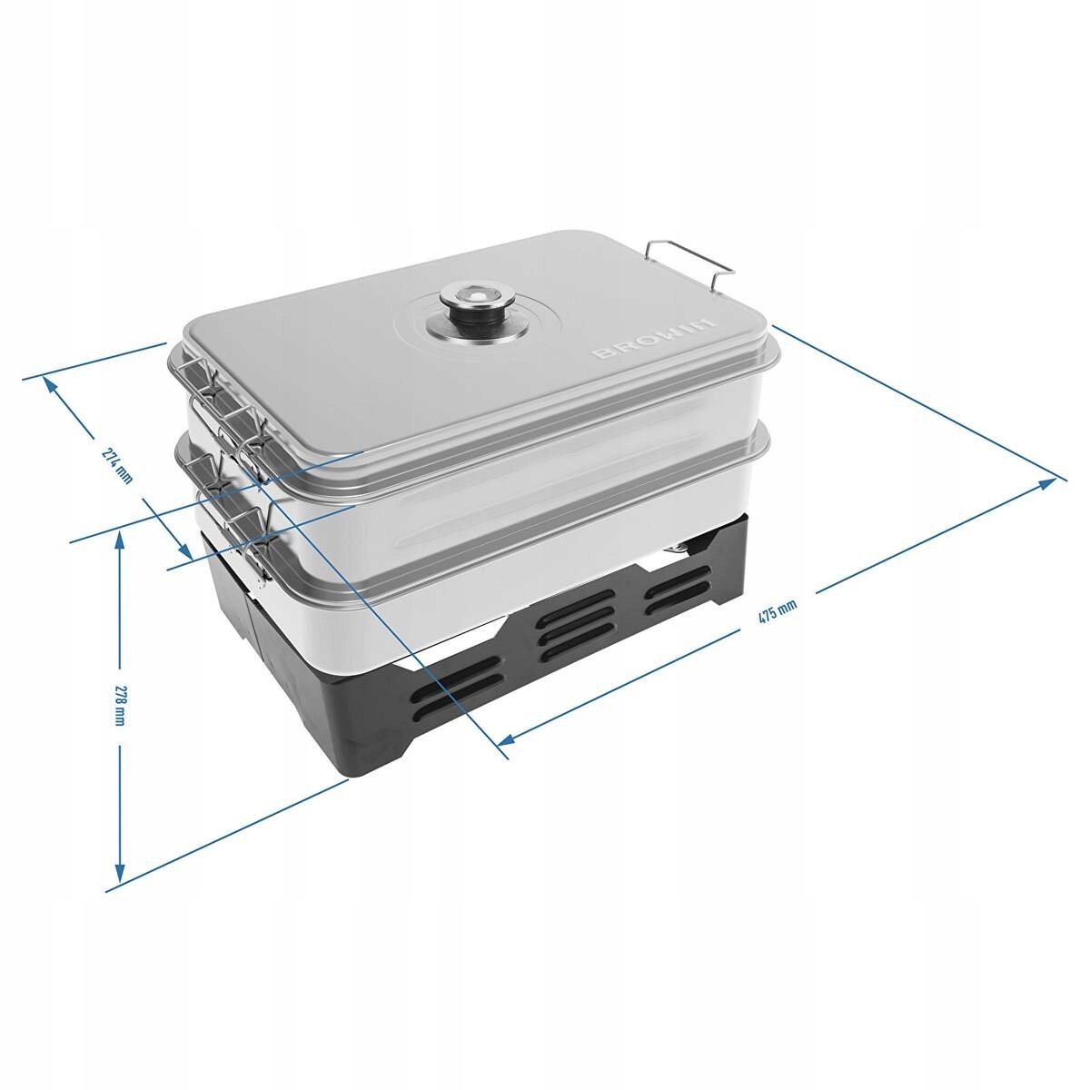 WĘDZARNIA BALKONOWA XL do RYB SERÓW SZYNEK BROWIN Stan opakowania oryginalne