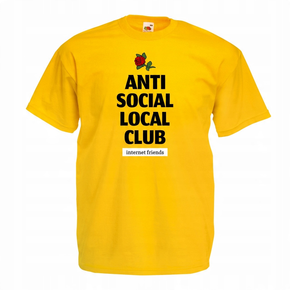 

Koszulka anti social local club XL żółta