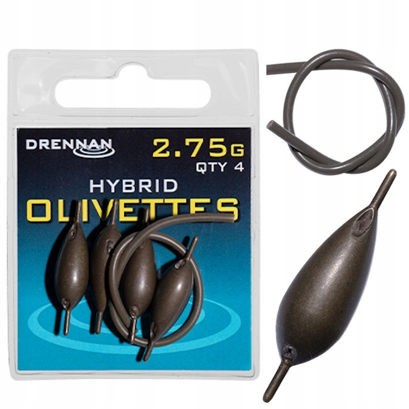 Oliwki Z Igielitem Na Stałe Przelotowe Drennan Hybrid 2.75g 4szt Na Spławik