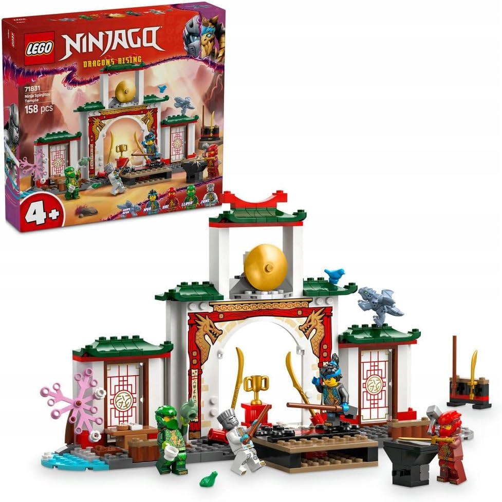 Lego Ninjago Chrám Spinjitzu Ninja Stavebnice s figurkou draka