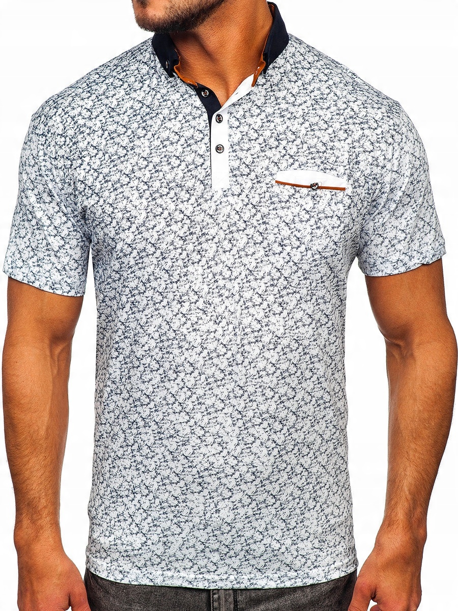 

Koszulka Polo Biała 192419 DENLEY_3XL