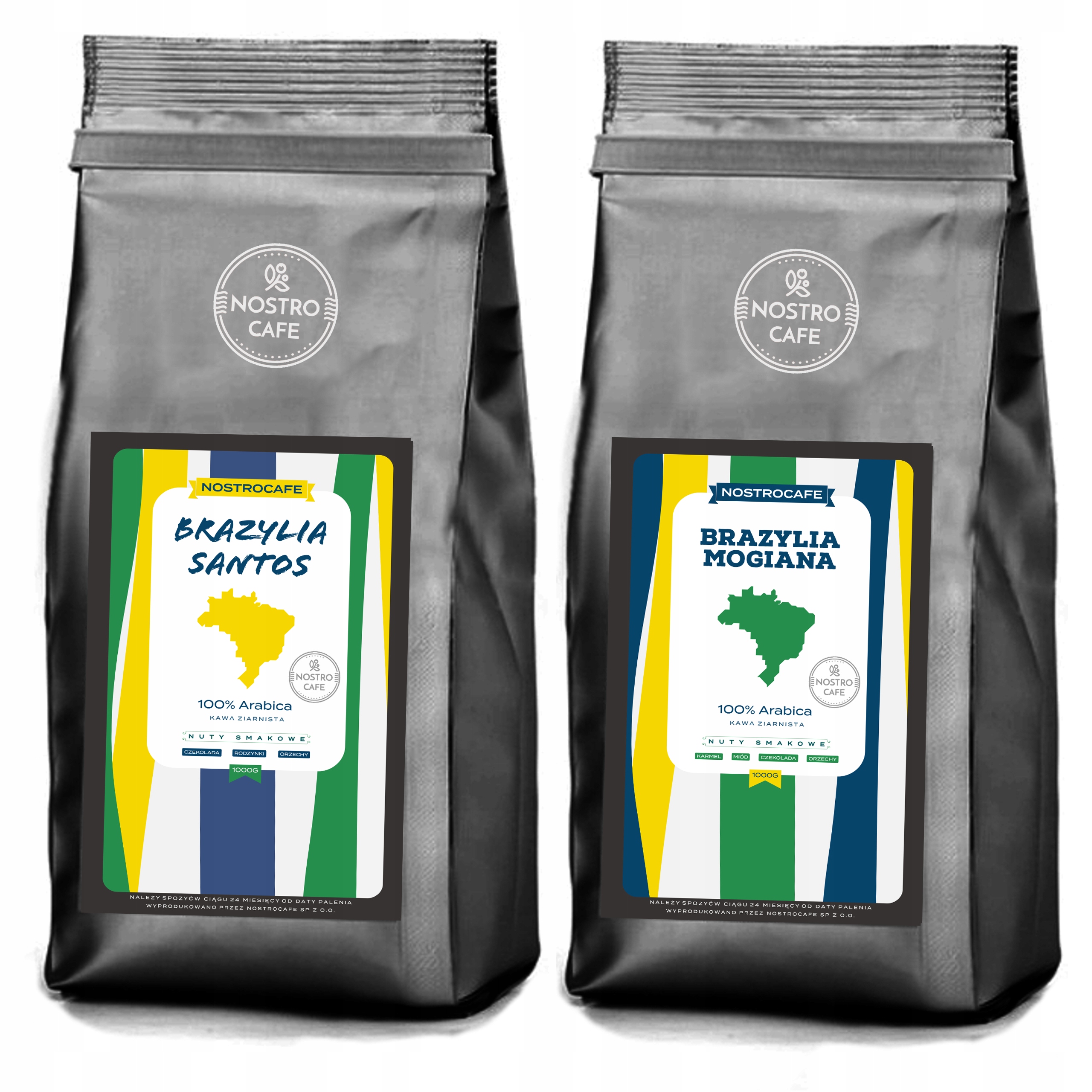 Káva Zrnková 2KG Brazílie Mogiana Brazílie Santos