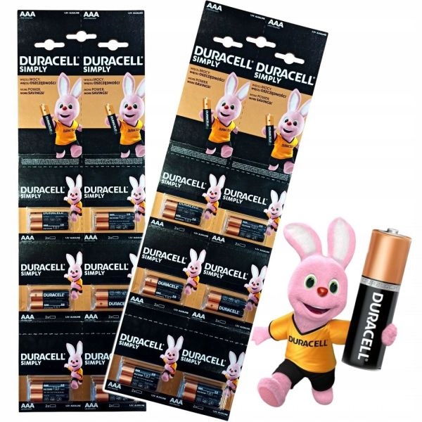 Baterie alkaliczne Duracell Basic LR03 AAA 12 x 2