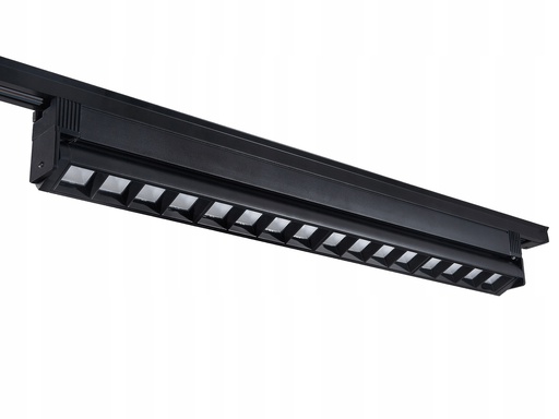 Led kolejnicová lampa halogenová 24W 60 cm 4000K Černá