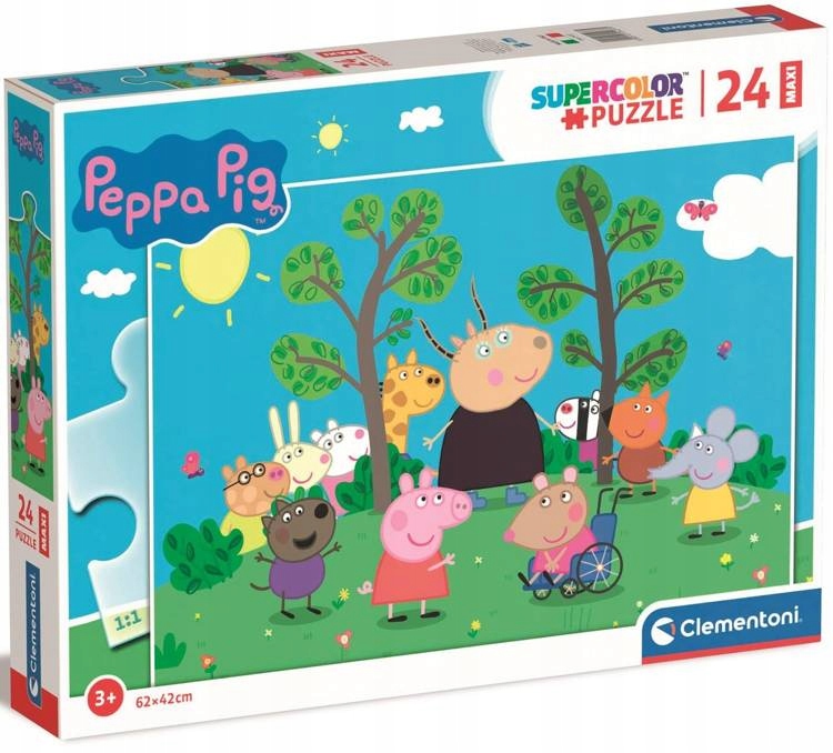 

Clementoni Puzzle 24 Elem Maxi Świnka Peppa 24237