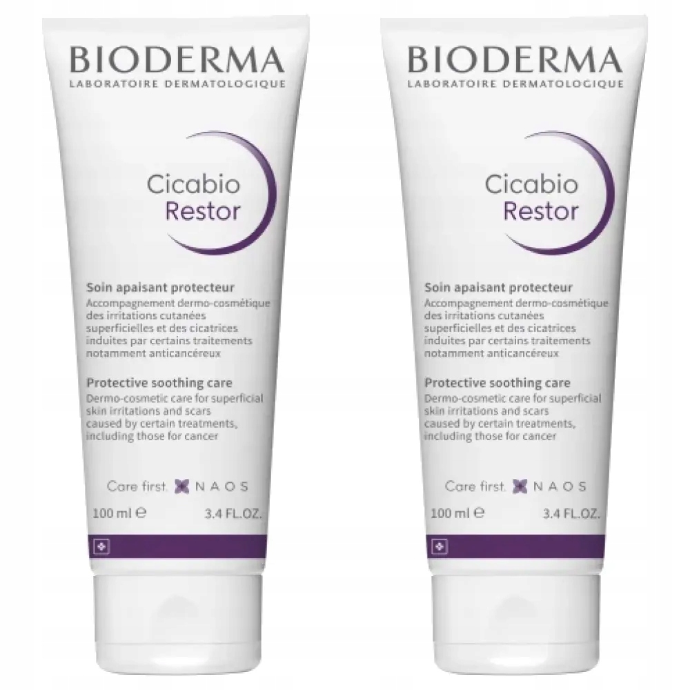2x Bioderma Cicabio Restor Krem, 100 ml