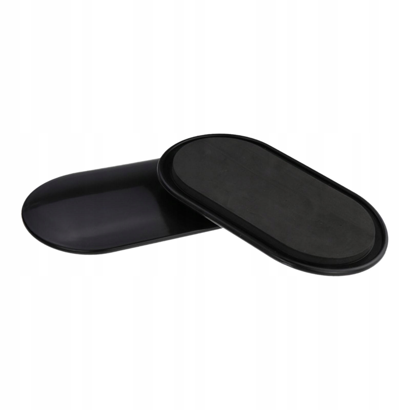 2Pcs Exercise Core Sliders Ab Floor Gliders Exercise Equipment black
