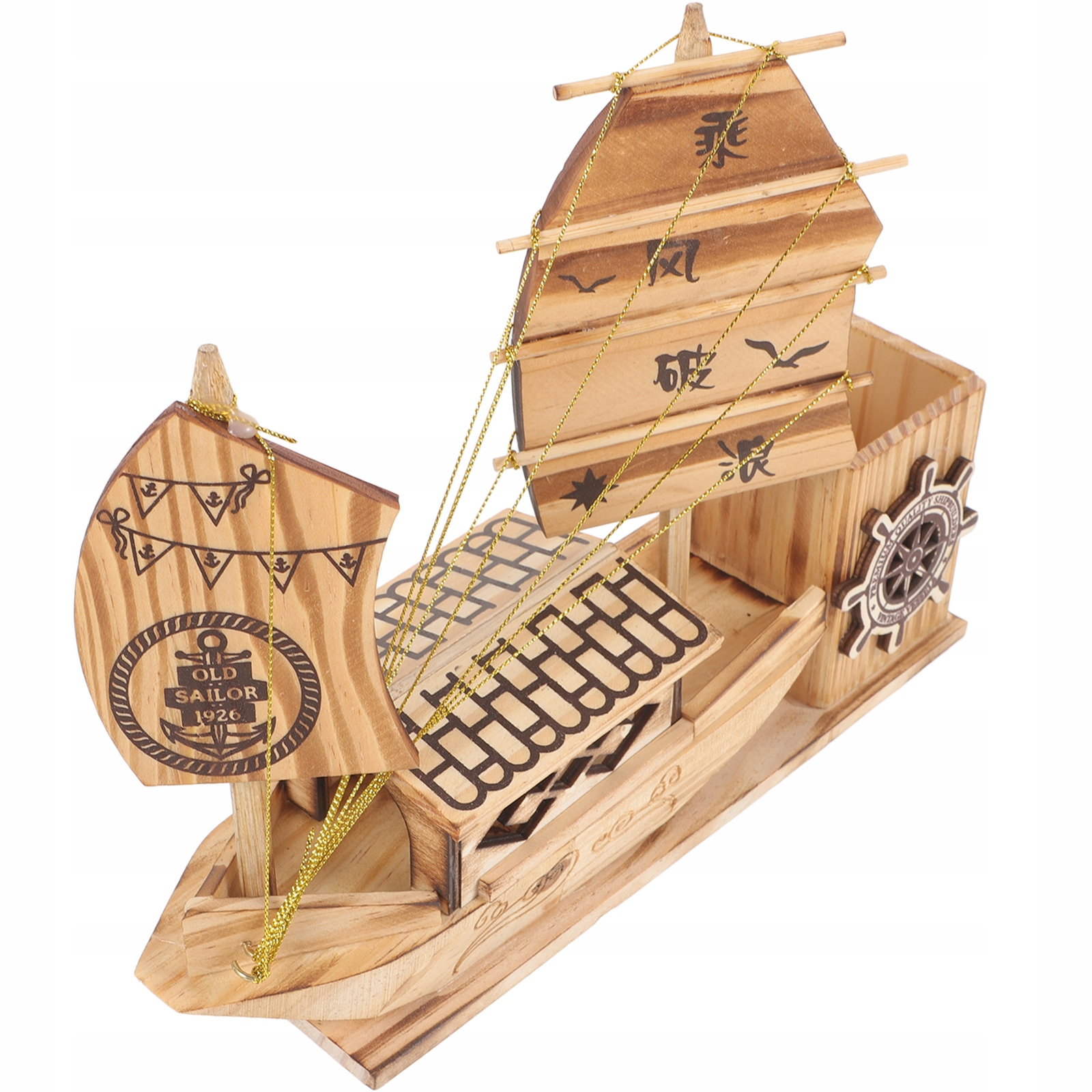 DREWNIANY UCHWYT NA DŁUGOPISY ORGANIZATOR BIURKA I DEKORACJA