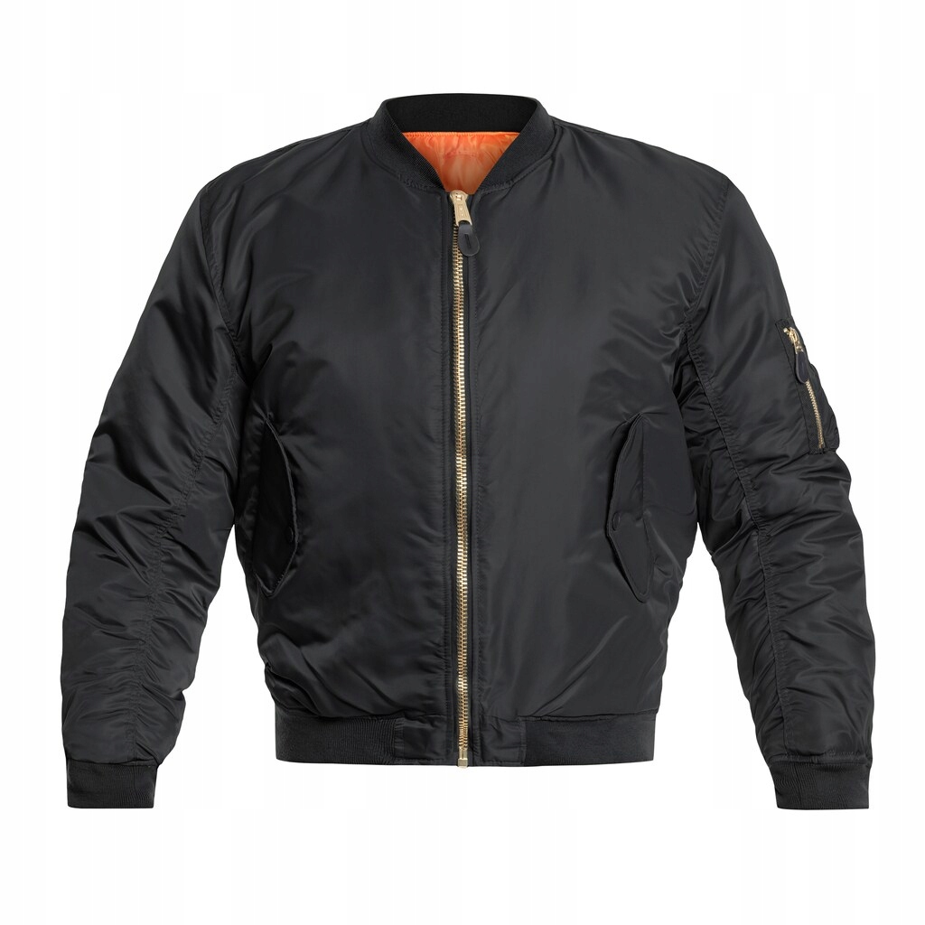 Vojenská pilotní bunda Flek Flyers Mfh MA-1 Us Flight Jacket Black XL