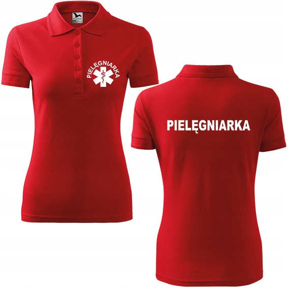

Damska Koszulka polo Pielęgniarka 07 L
