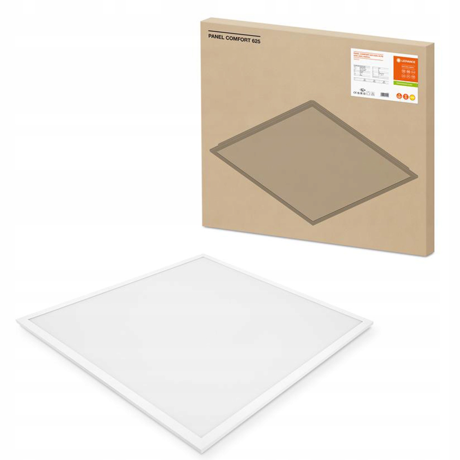 Led panel Kancelářské svítidlo Stropní Svítidlo 33W 4320lm 3000K 62x62cm UGR19