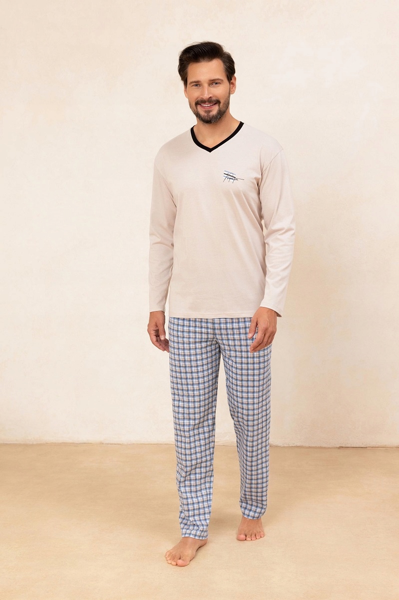 Pánské Pyžamo 491/XL Béžová