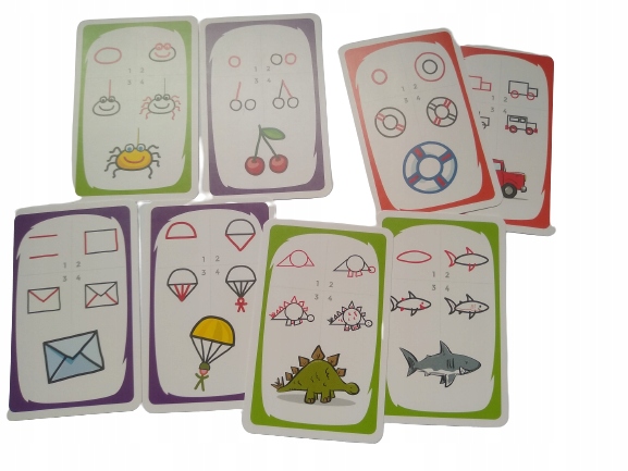 Fundels nauka rysowania fiszki 6+ FLASHCARDS Kod producenta 109007004