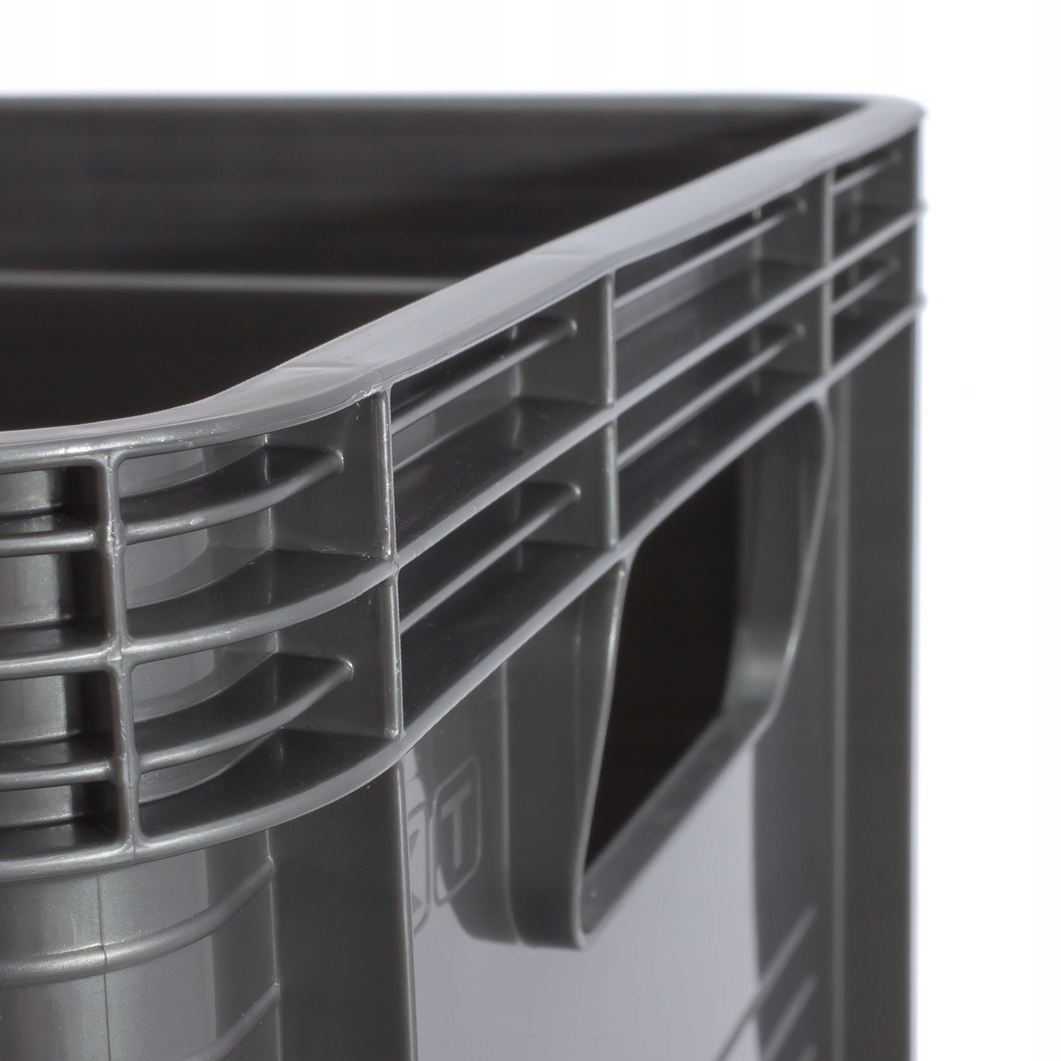 ORGANIZER PUDEŁKO Z POKRYWKĄ 60x40 H32 keeeper 64L Kolor odcienie szarości i srebra