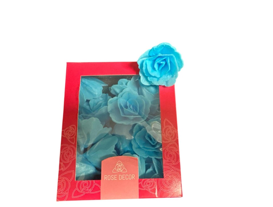 id_2806_N 35szt. Róża Waflowa 4,5cm Dekoracje Opłatkowe Róże Tort Kwiaty