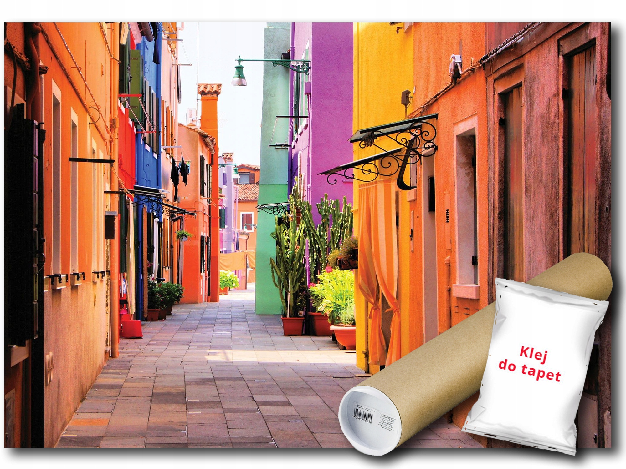 Vinylová Fototapeta Město Architektura Benátky Burano Itálie 312x219