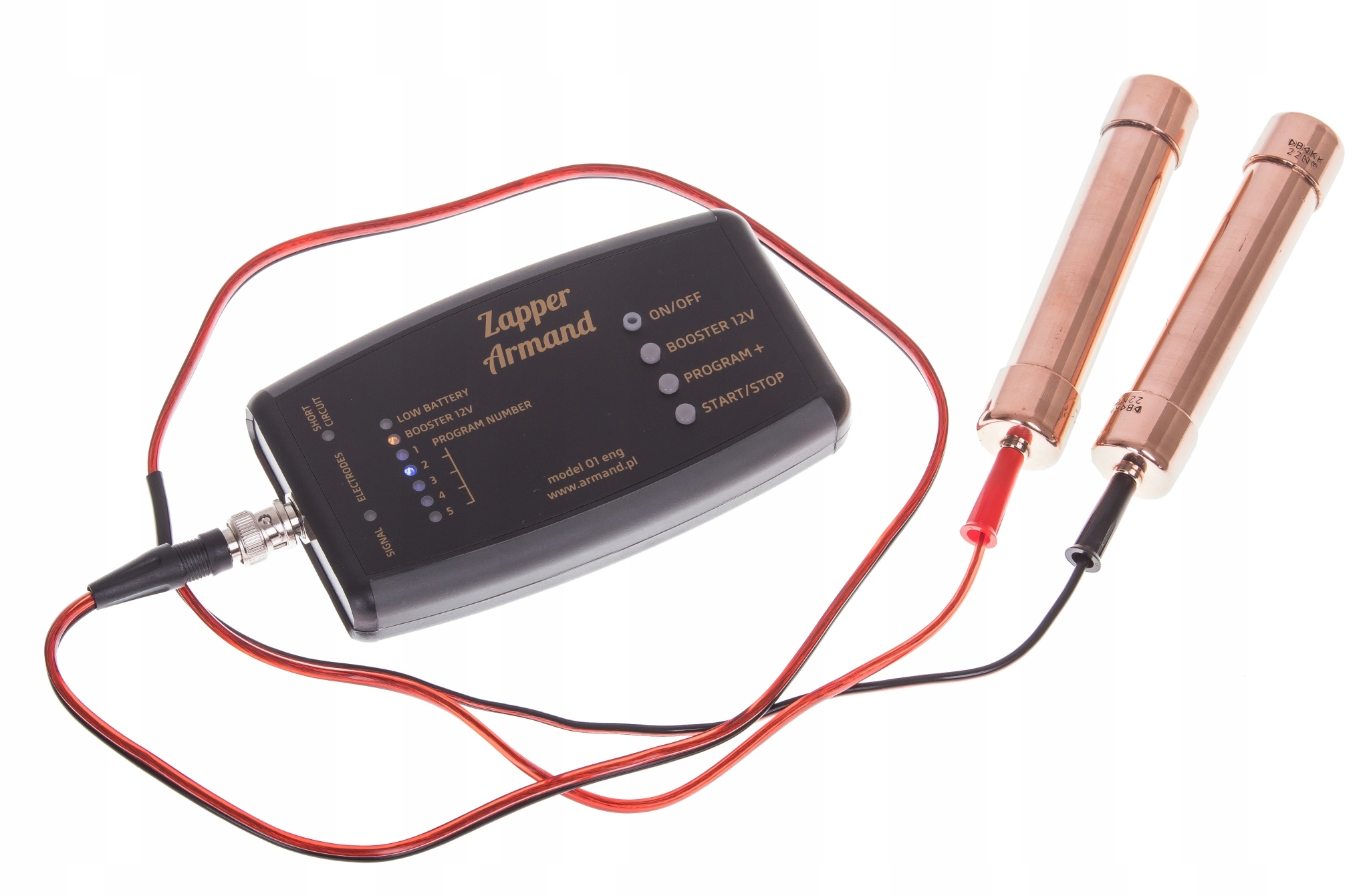 Zapper Armand Hulda Clark 01 ENG (7-30-833 kHz) parasites, viruses  (5904094093915) • Cena, Opinie • Pozostałe 14470042455 • Allegro