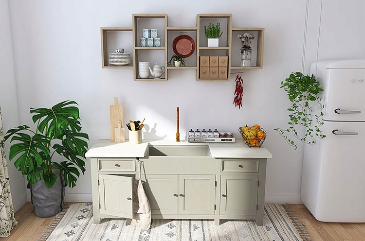 WISZĄCA PÓŁKA NA KSIĄŻKI REGAŁ ŚCIENNY DO SALONU SYPIALNI BIURA DĄB ARTISAN Głębokość mebla 18 cm