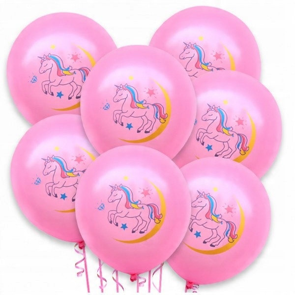

Balon Dekoracyjny Różowy Tęczowy Jednorożec 2
