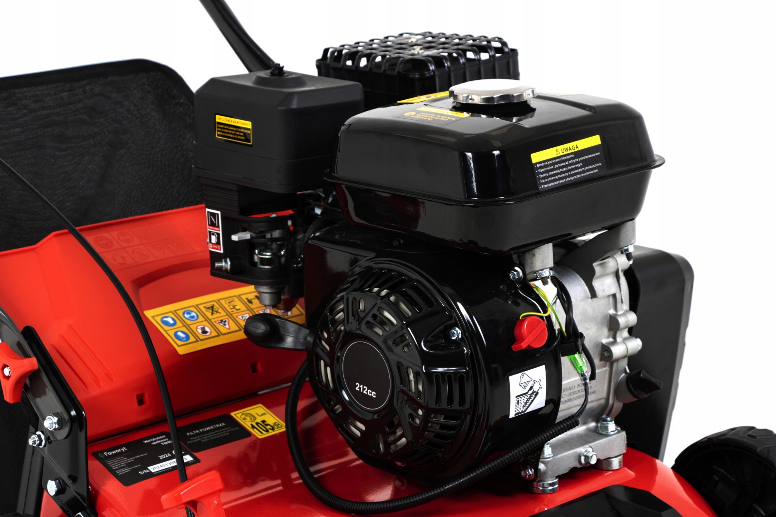 WERTYKULATOR SPALINOWY AERATOR AREATOR 6 KM 40 cm 2 WAŁKI Z KOSZEM PRO LUX Szerokość robocza 40 cm