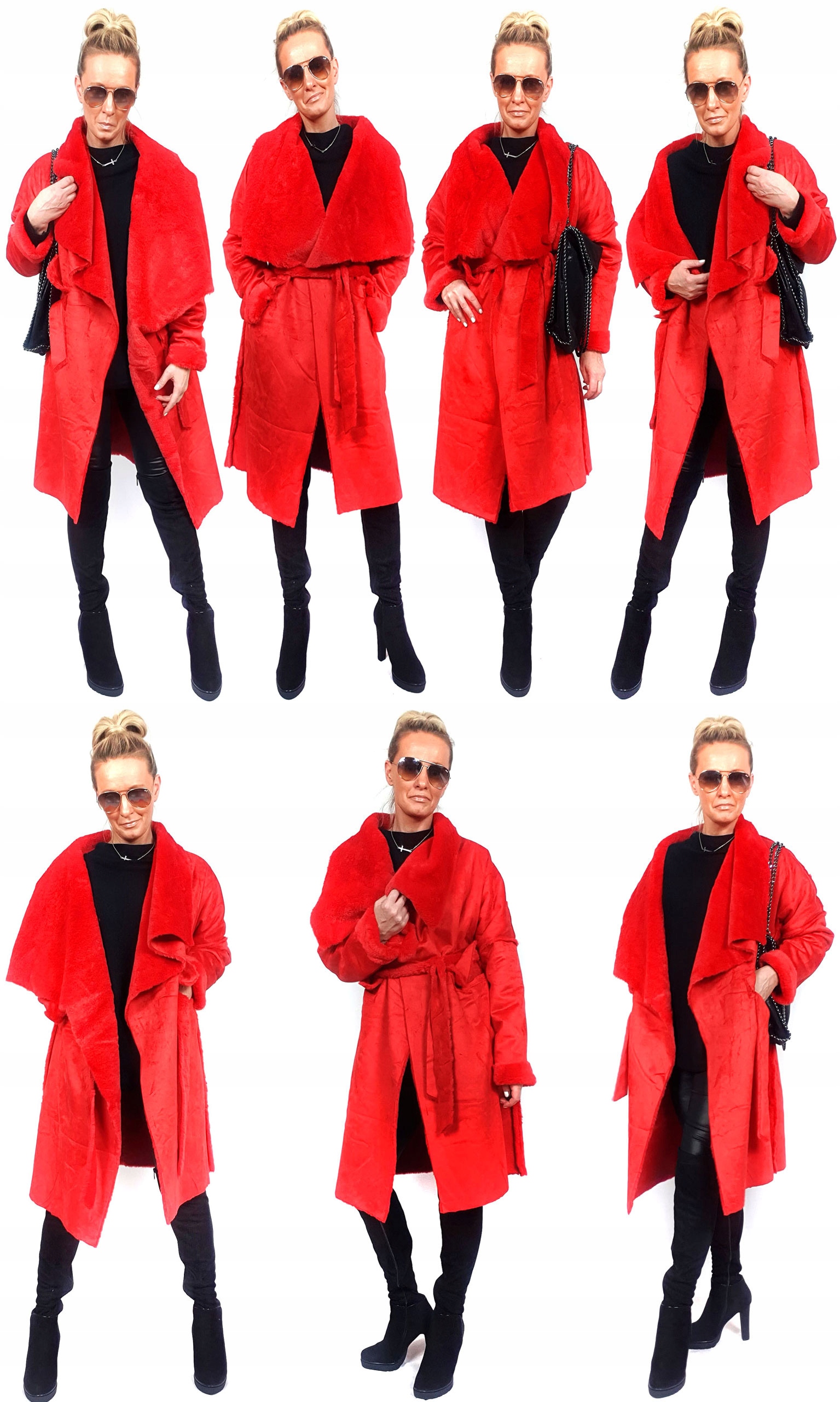 

Płaszczyk Futerko Eko Kożuch Zimowy Futro Luxury