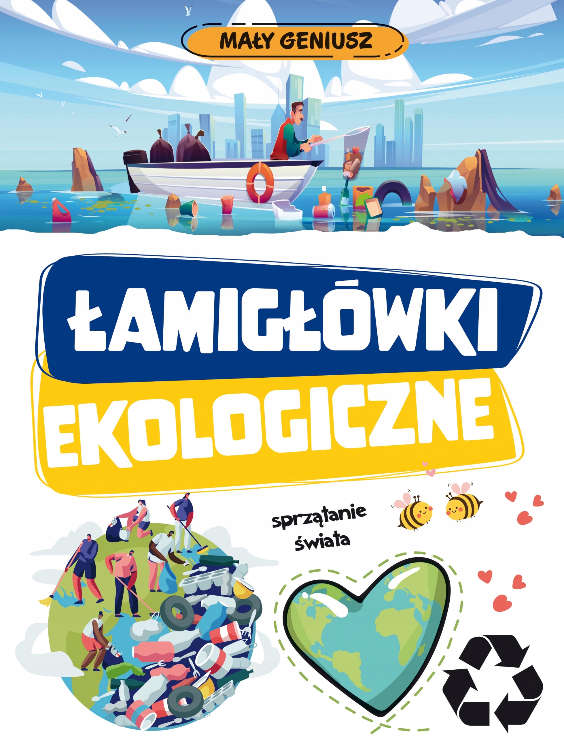 Łamigłówki ekologiczne. Mały geniusz Opracowanie zbiorowe Wydawnictwo Ibis
