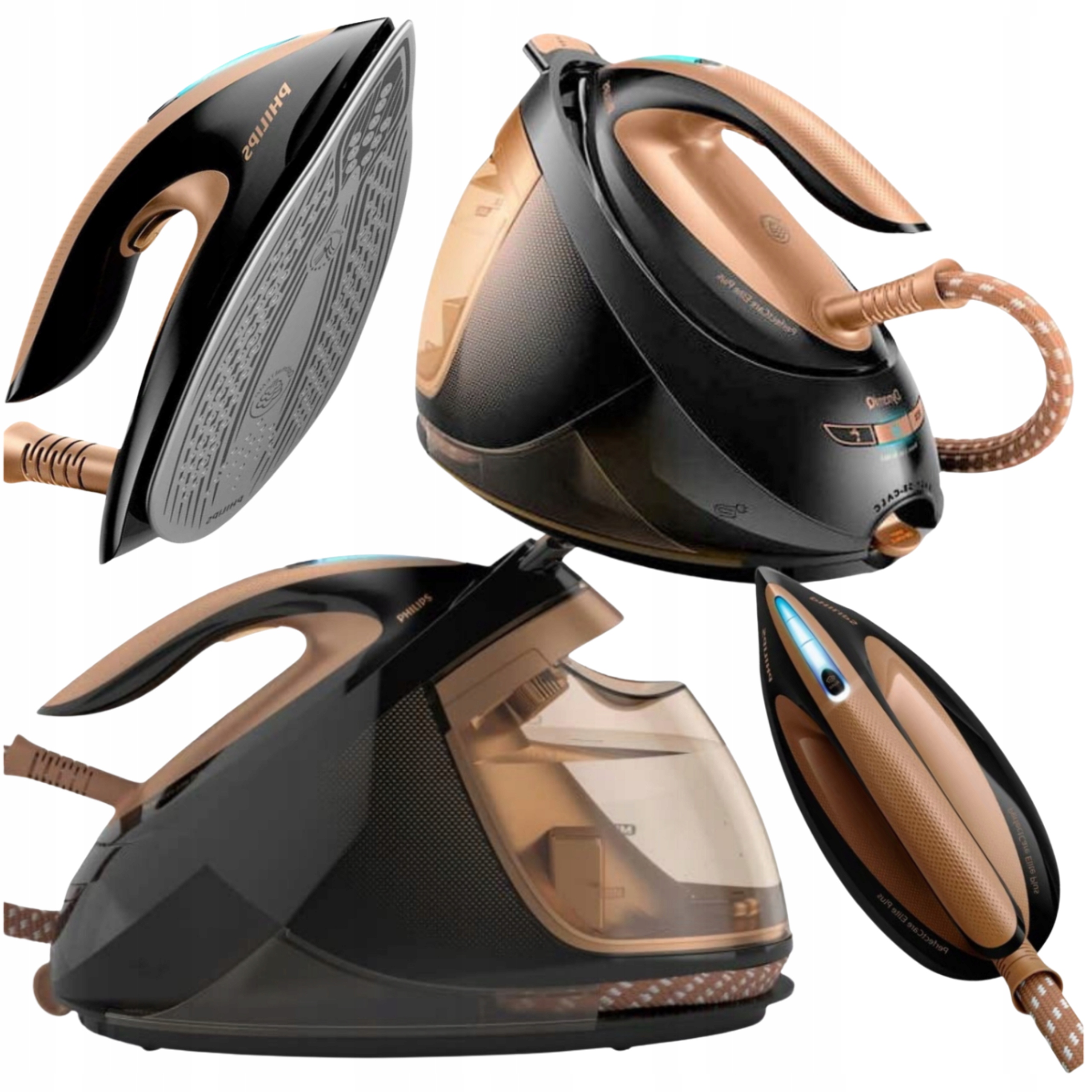 Parní Stanice Philips PerfectCare Elite Plus Generátor Páry Žehlička 2700 W