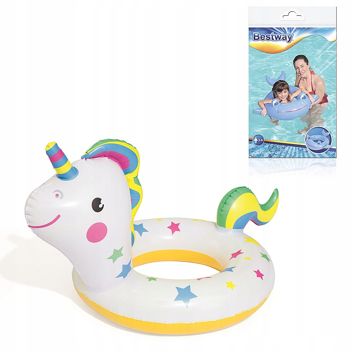

Bestway 36128 Dmuchane Kółko Koło Zwierzak 84 CM