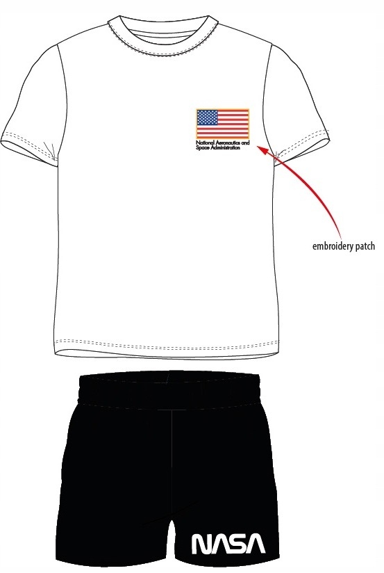 

Piżama Chłopięca Nasa Kr Rękaw 140