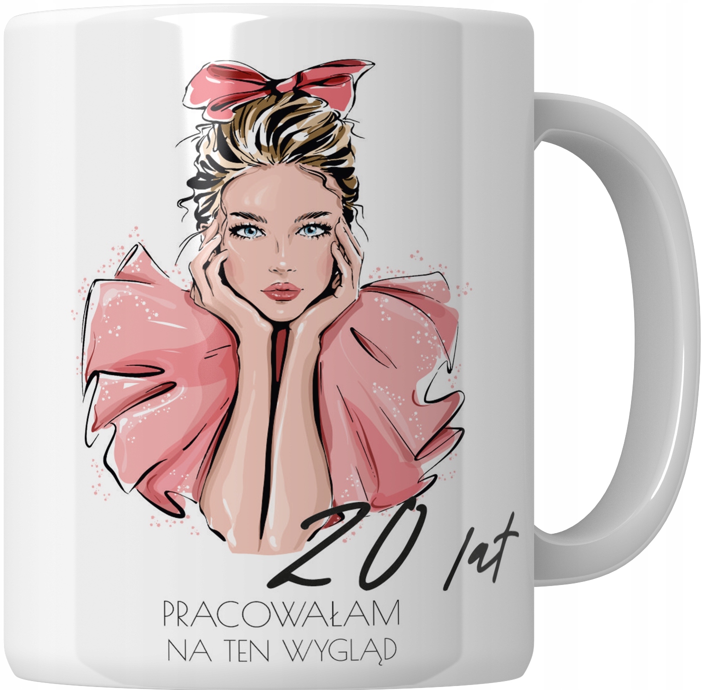 KUBEK NA DZIEŃ KOBIET MATKI URODZINY DODAJ WIEK