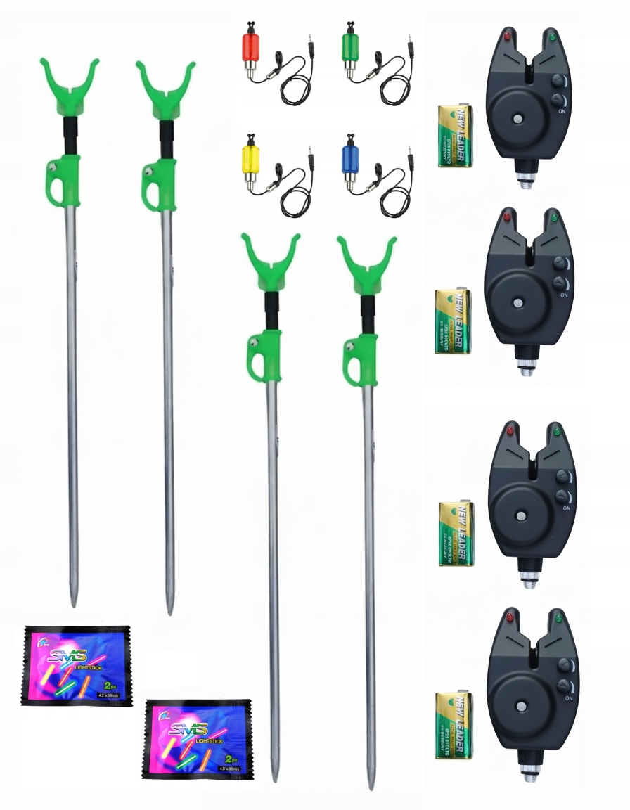 Set 4x Signalizátor Rumpol 4x Podpěra 4x Swinger Světlíky