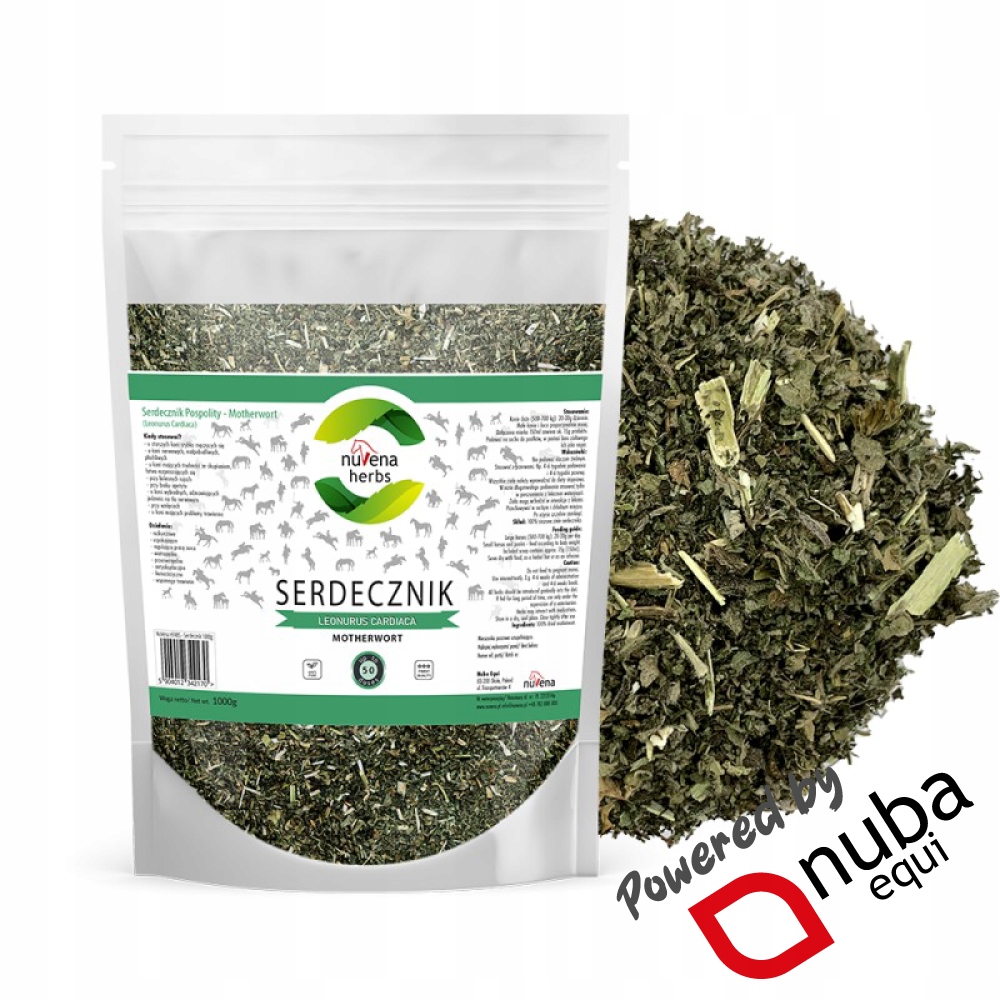 NuVena Herbs Serdecznik 1000g (1kg) (Nuba Equi)
