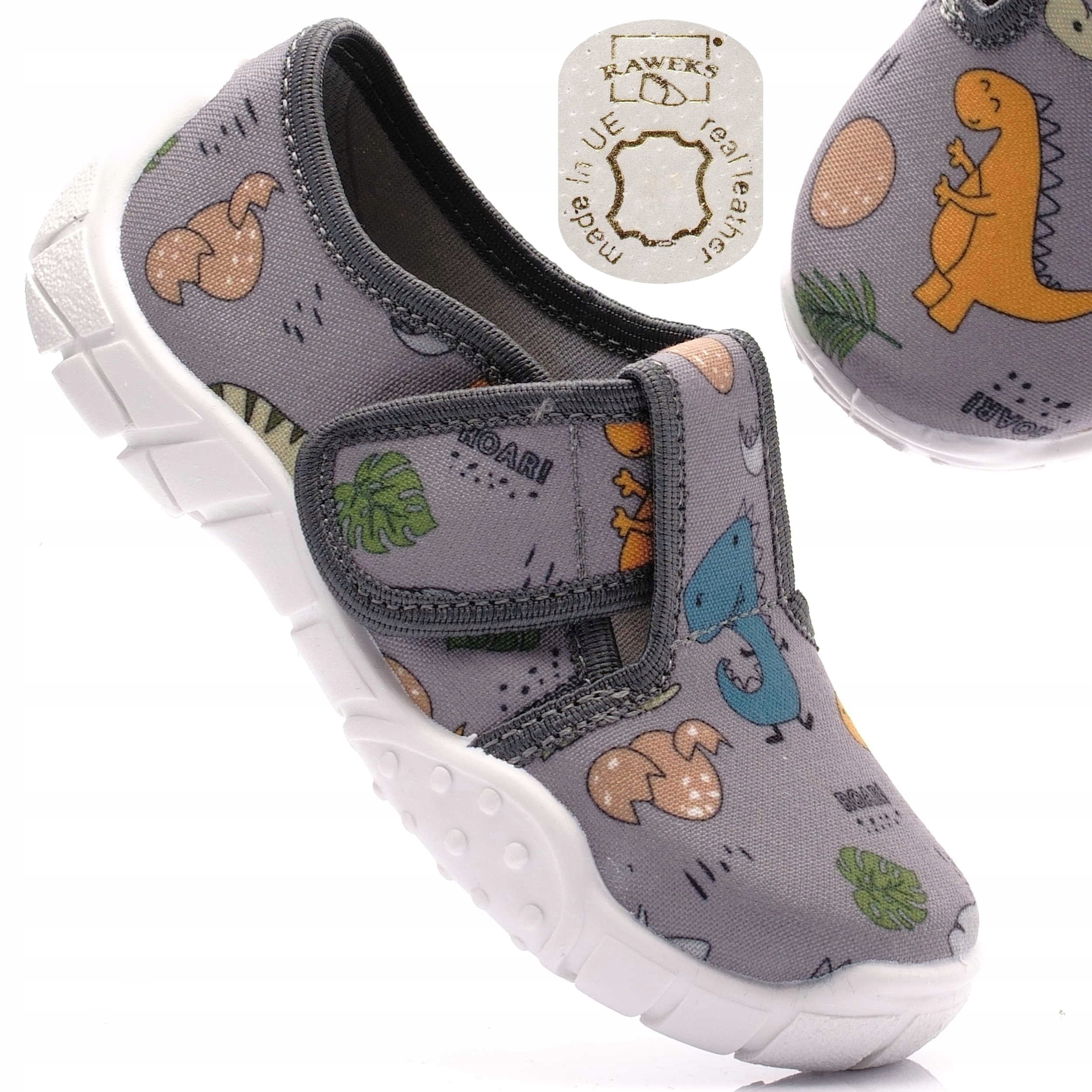 

Raweks Kapcie Dziecięce buty z wkładką skórzaną 30