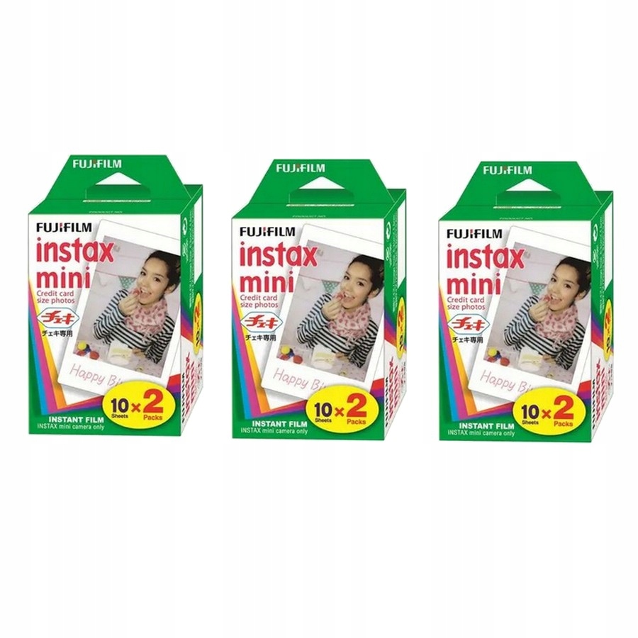 3x Wkład FUJIFILM Instax Mini 2x10szt
