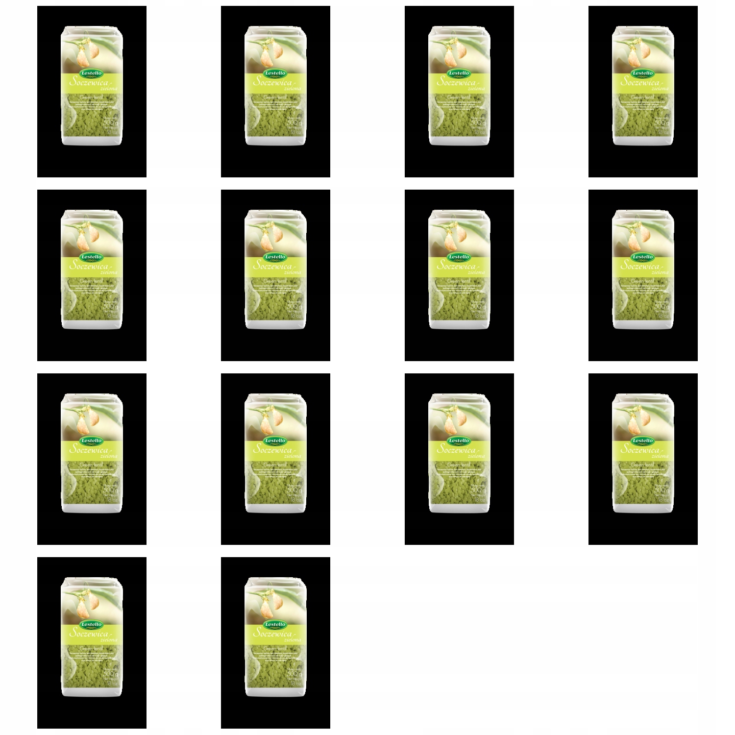 14 x 500 g Lestello zelená čočka Karton