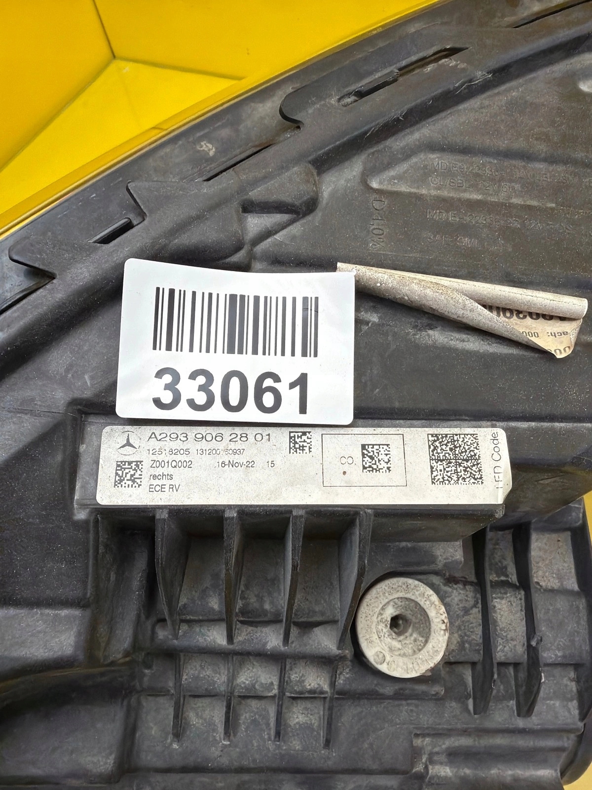 light right Mercedes EQC 293 W293 Full Led A2939062801